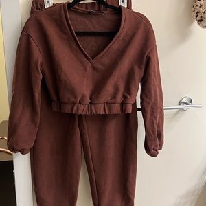 Matching Teddy Sweat Suit